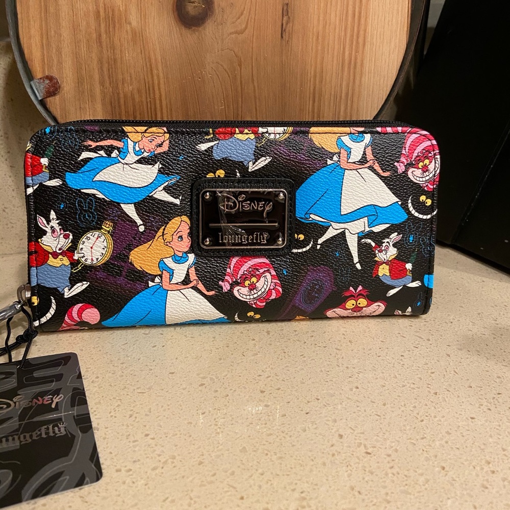 Alice in Wonderland Loungefly wallet